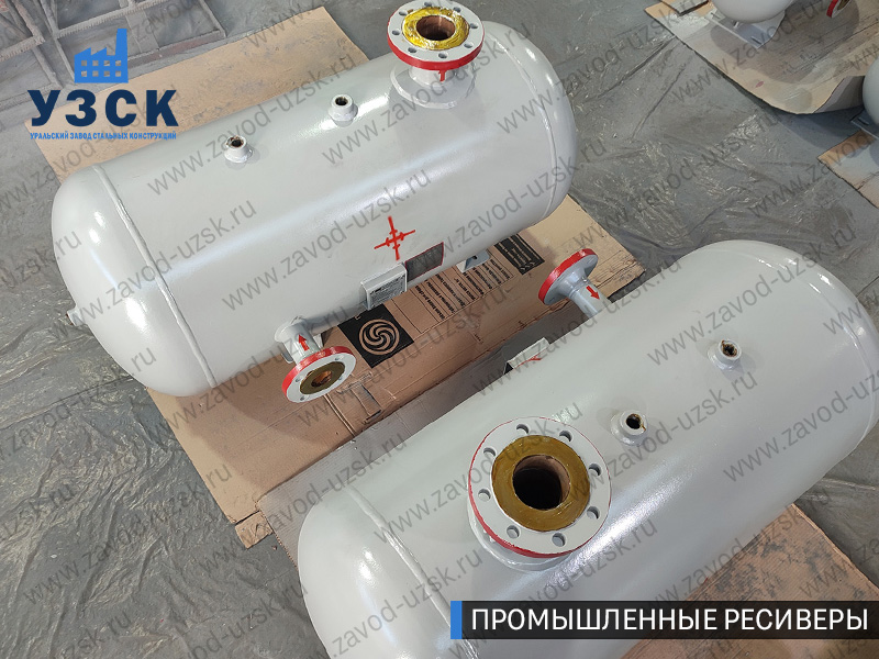 фотография промышленных ресиверовдля газа Хасавюрт